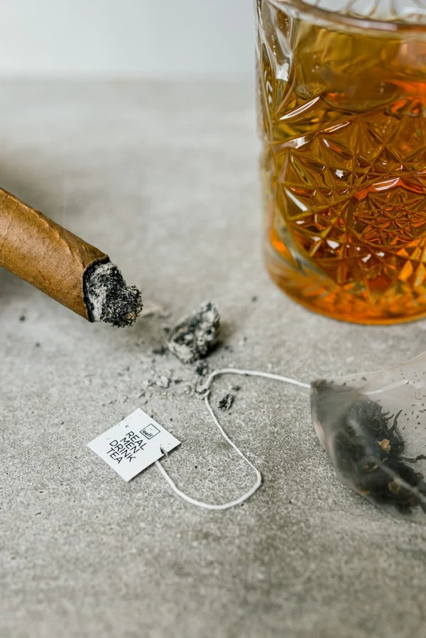 Thee giftbag - Real men drink tea