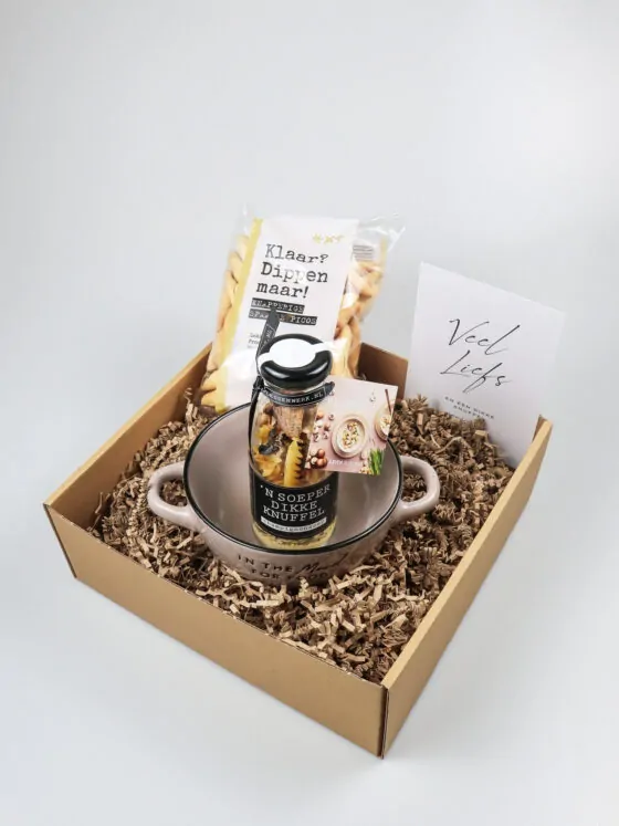 Cadeaupakket een soeper dikke knuffel