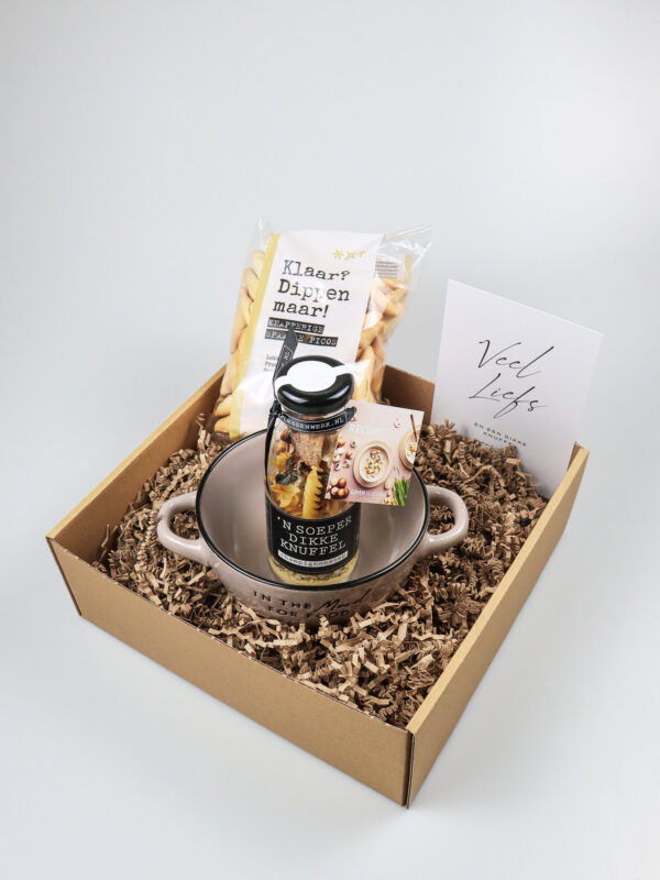 Cadeaupakket een soeper dikke knuffel