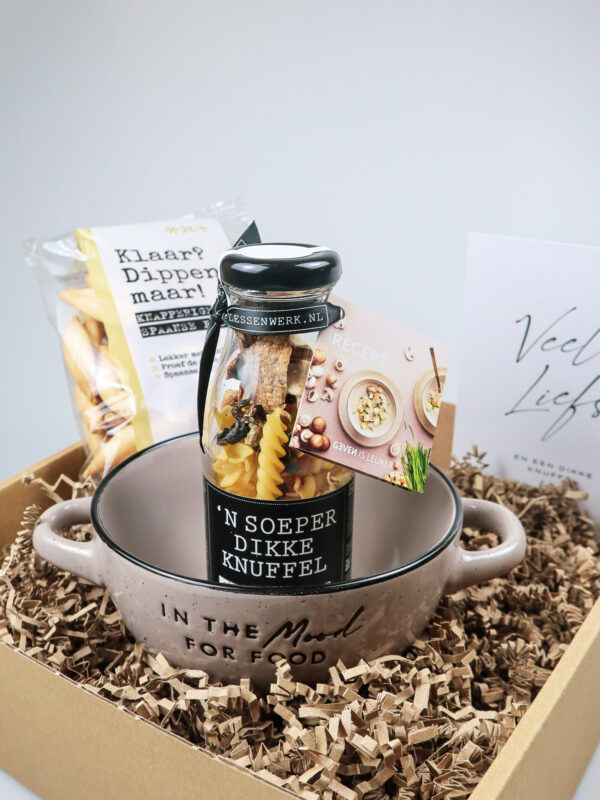 Cadeaupakket een soeper dikke knuffel