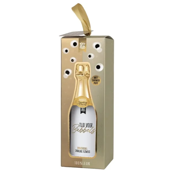 Douchegel cadeau – Tijd voor bubbels in luxe cadeauverpakking Douchegel cadeau – Tijd voor bubbels in luxe cadeauverpakking