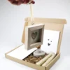Brievenbus cadeau Veel liefs – geurzakje, swirl kaarsen & deco frame
