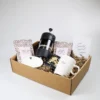 Cadeaupakket koffie & thee moment – cafetière, Zusss mok en lekkernijen