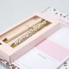 Dagplanner cadeau met set pennen