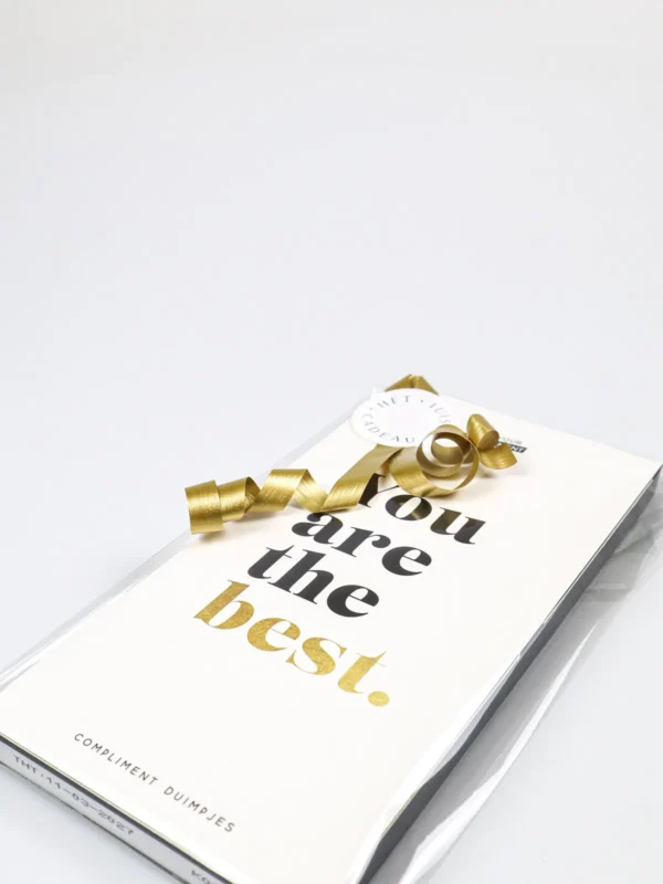 Chocolade cadeau - complimenten duim mini’s