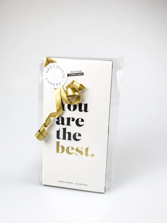 Chocolade cadeau - complimenten duim mini’s