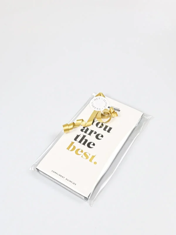 Chocolade cadeau - complimenten duim mini’s