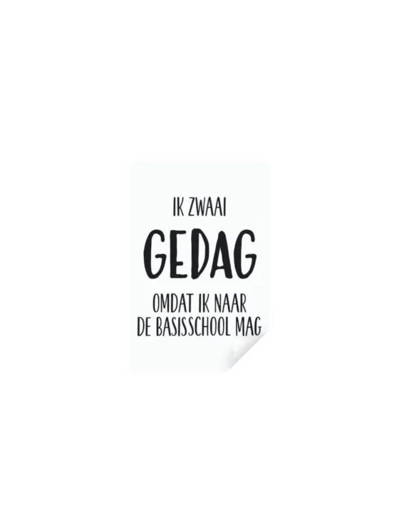 ik zwaai gedag omdat ik naar de basisschool mag_resultaat