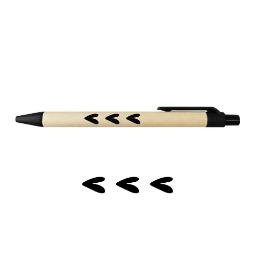 Pen eco met hartjes