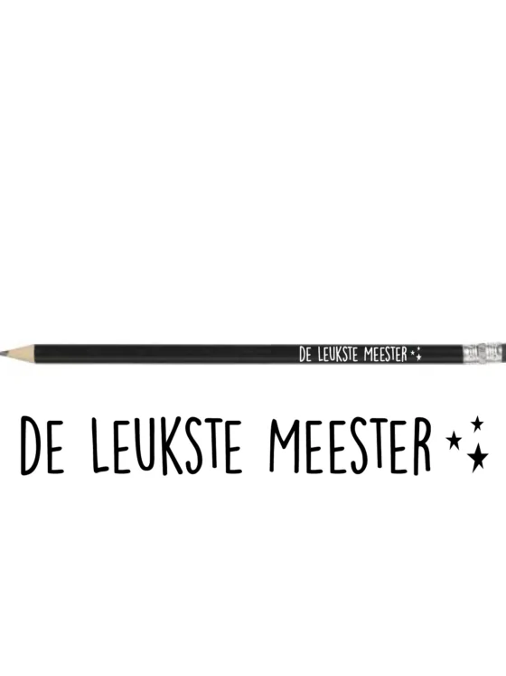 Potlood - De leukste meester