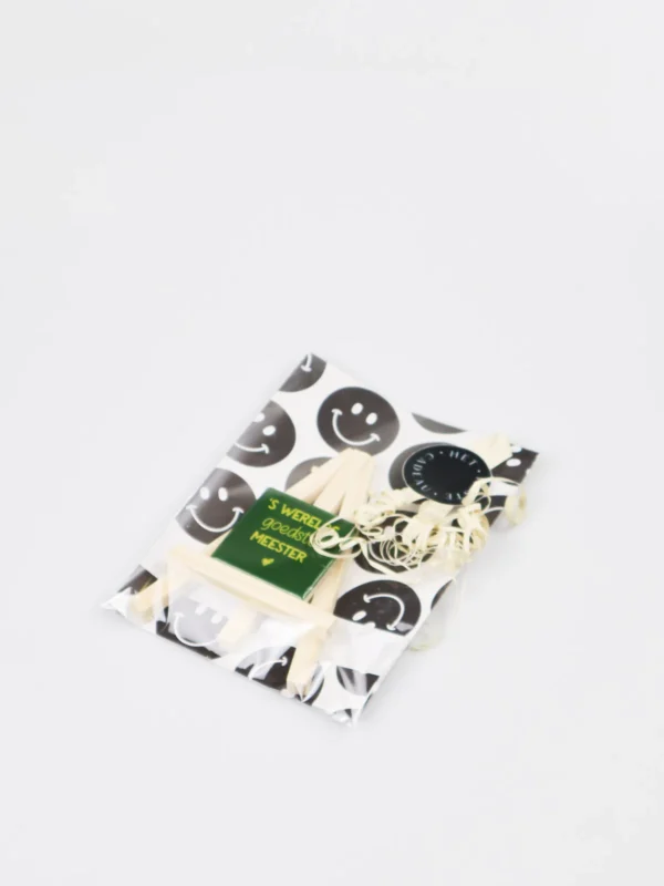 Meester cadeau - Magneet tegeltje met standaard