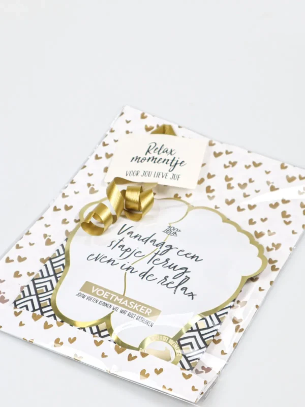 Juffen cadeau voetenmasker – even in de relax