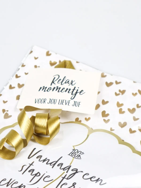 Juffen cadeau voetenmasker – even in de relax