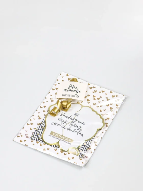 Juffen cadeau voetenmasker – even in de relax