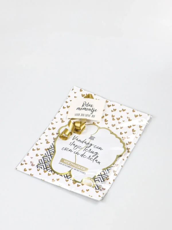 Juffen cadeau voetenmasker – even in de relax