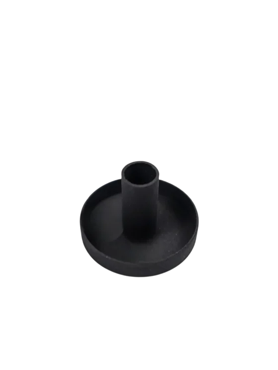 Kandelaar metaal zwart – Voor extra smalle kaarsen (1,2 cm)