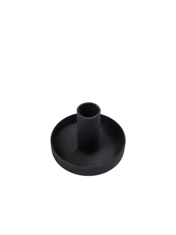 Kandelaar metaal zwart – Voor extra smalle kaarsen (1,2 cm)