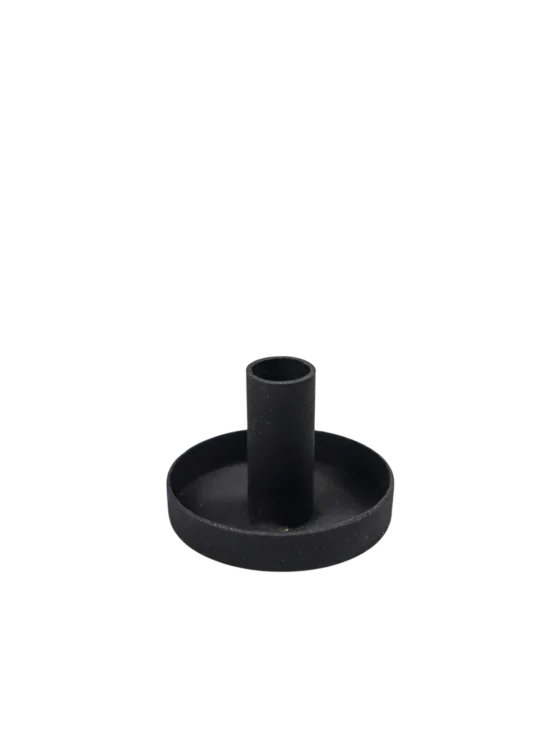 Kandelaar metaal zwart – Voor extra smalle kaarsen (1,2 cm)