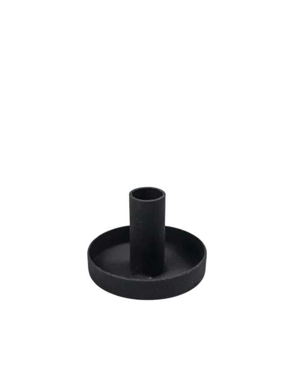 Kandelaar metaal zwart – Voor extra smalle kaarsen (1,2 cm)